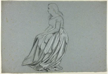Profile of a Seated Woman