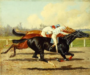 Galilee, Dobbins and Domino Running in the Futurity Stakes, Belmont Park