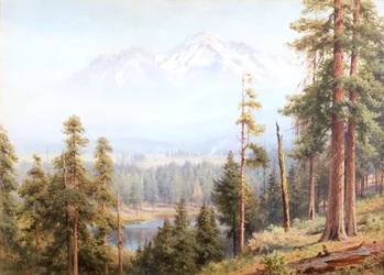 Shasta – Snow Clouds, California