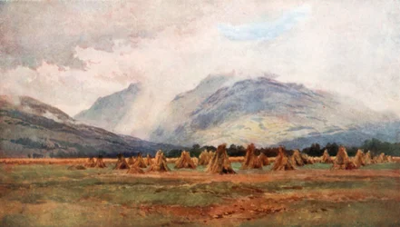 Wet Harvest Time near Dalmally, Argyllshire