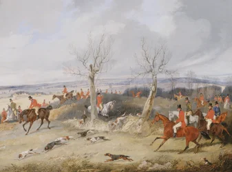 Hunting Scene, In Full Cry