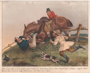 Set of twelve with title-page: Sporting Satirist