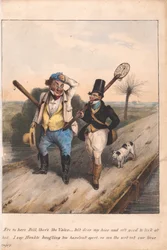 Set of Twelve with Title Page: Sporting Satirist