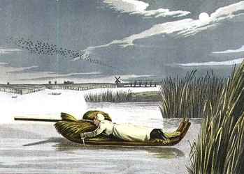 Sledging: Working up to a Wake, aquatinted by I. Clark, pub. by Thomas McLean