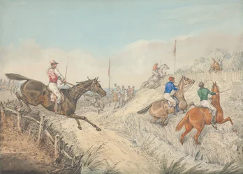 Steeplechasing: The Field Jumping In and Out of a Lane