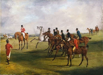 The Grand Leicestershire Steeplechase, March 12, 1829: The Start