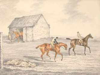 The St. Leger, Doncaster: Preparing to Start