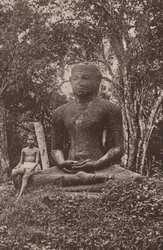 Ruined Cities of Ceylon: Monolithic Statue of Buddha