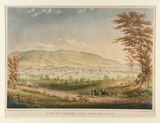 View of Painted Post, Steuben Co. NY From the North Side