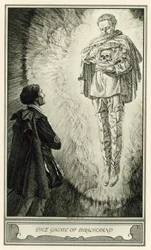 The White Devil by John Webster: The Ghost of Brachiano (lithograph)