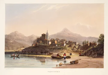 Fontarabia, from Sketches of scenery in the Basque provinces of Spain, with a selection of national music, published 1838