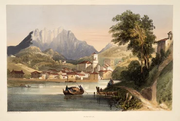Renteria, from Sketches of scenery in the Basque provinces of Spain, with a selection of national music, pub. 1838