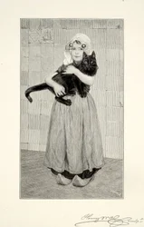Girl with Cat