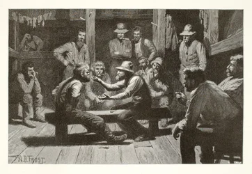 Political Discussion in a Lumber Shanty