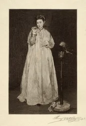 The Woman with a Parrot