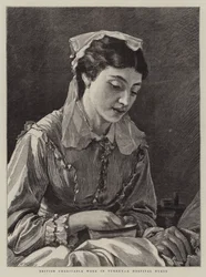 British Charitable Work in Turkey, a Hospital Nurse