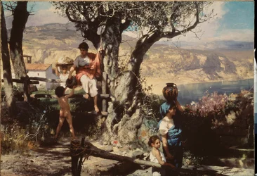 Ancient Rome. In a Village