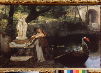Following the Example of the Gods. Painting by Henryk Siemiradzki