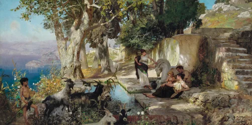 At the Fountain