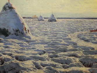 Lithuanian Swamps Under Snow