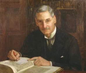 Portrait of Percy Stafford Allen, President of Corpus Christi College, Oxford and Erasmian Scholar