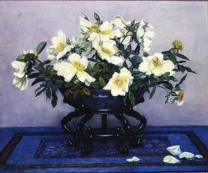 Angelico, Yellow Roses in a Vase
