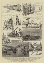 The War in Egypt, from Ismailia to the Front by Train