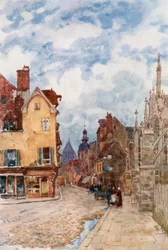 A Street in Troyes