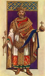 The Emperor Charlemagne in Full State Dress A.D. 800, 1924
