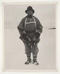 Lieut. Bowers during the Terra Nova Expedition (1910-13) to the South Pole