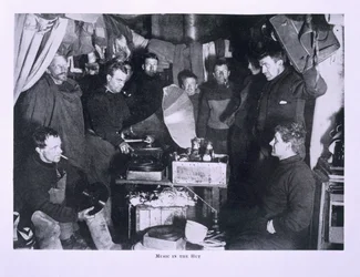 Music in the Hut (incl. Capt. Scott), from 