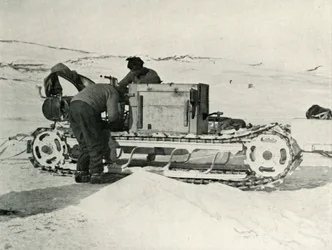 One of the Motor Sledges, 1911