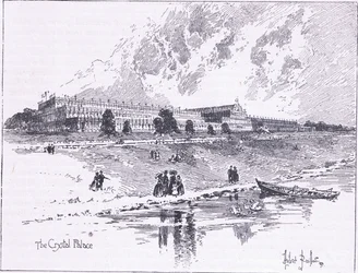 The Crystal Palace in Hyde Park London
