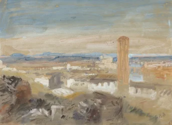A Campanile among Ruins