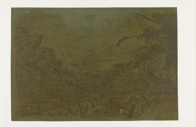 Mountain Valley with the Remains of a Ship