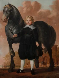 A Young Boy with his Horse