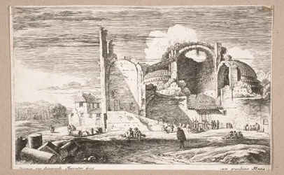 Distribution of bread to the poor, from the series “Landscapes”