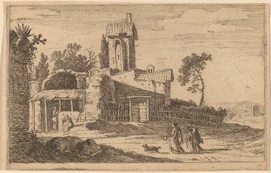 Ruined Building with a Tower