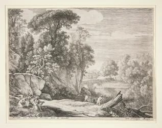 The Donkey Led to the River, from the Set The Flight into Egypt