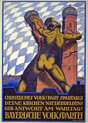 Election Campaign Poster for the Bavarian Peoples