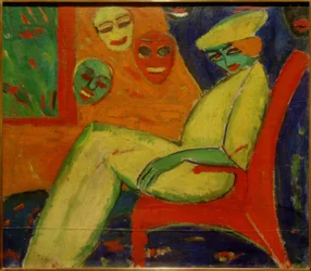Lady with Masks