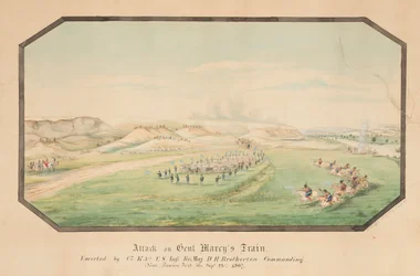 Attack on General Marcy