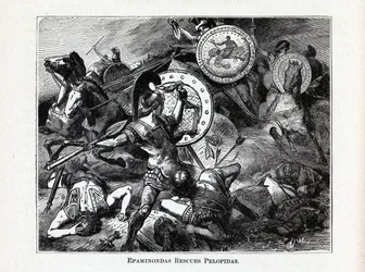 Epaminondas Rescues Pelopidas, 1882