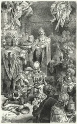 Frederick Barbarossa at a Feast in Mainz