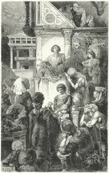 Giovanni Boccaccio Reciting Dante