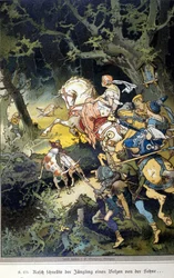 Illustration of Vogel for a Tale by Brothers Grimm