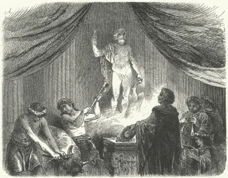 Romans performing a sacrifice to the god Jupiter