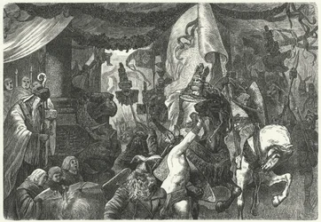 Theoderic the Great, King of the Ostrogoths, Entering Rome