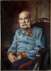 Portrait of Emperor Francis Joseph I, at the age of 85