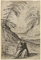 Desert Landscape with a Hermit